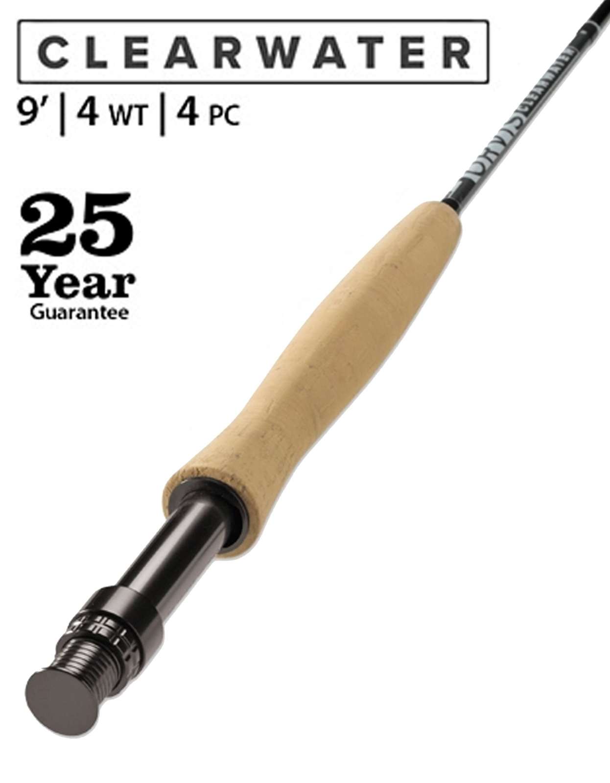 Orvis Clearwater 4wt 9’0″ Fly Rod  – 25 Year Warranty | Free Shipping