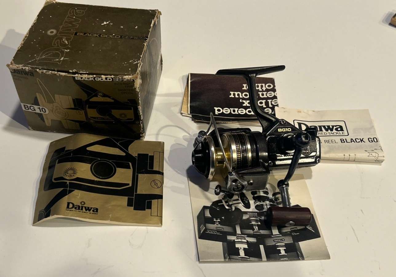 Daiwa BG 10 spinning reel With Box And Paper Work