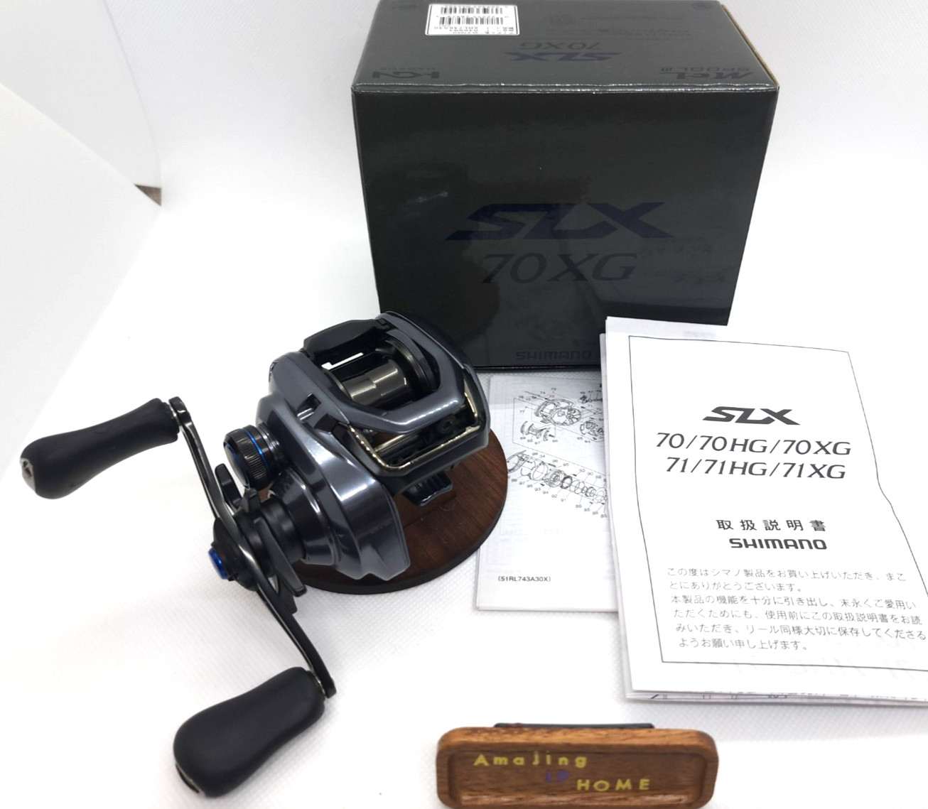 Near Mint Shimano 24 SLX 70XG Right Hand Baitcasting Reel with Box from Japan