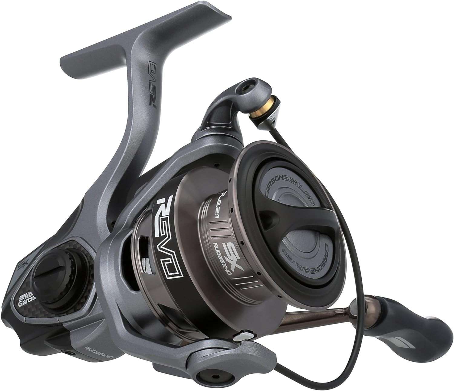 Abu Garcia Revo SX Spinning Fishing Reel 40, Grey