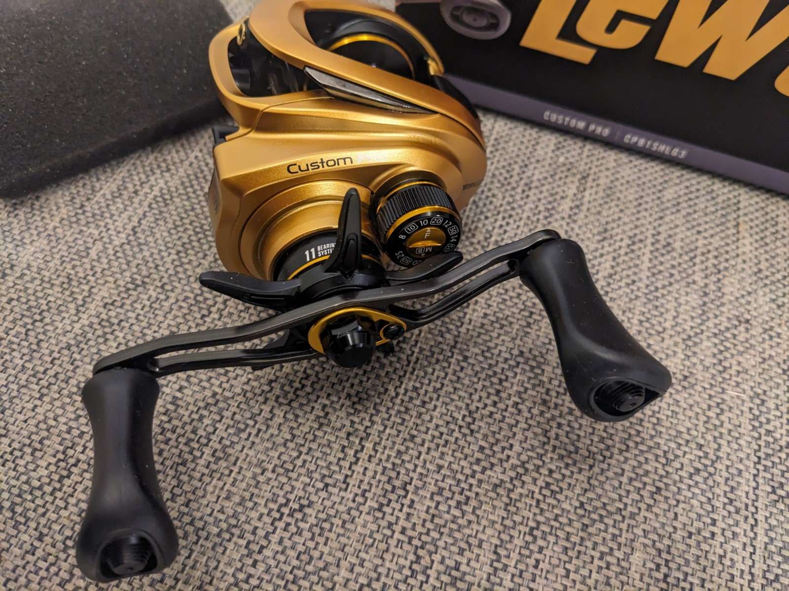 Lew’s Custom Pro Gen 3 Casting Reel, LH, 7.5:1 Gear Ratio