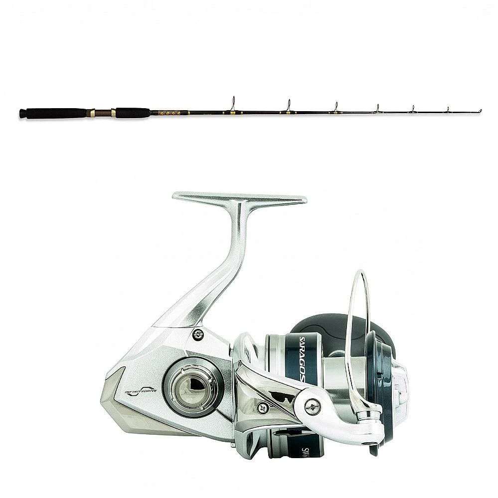 Shimano SARAGOSA SW A 18000HG with SP 8-15 6’6″ CHAOS Gold Combo