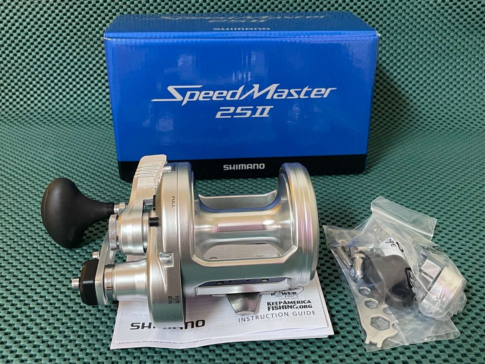 NEW SHIMANO SPEEDMASTER 25 II TWO SPEED FISHING REEL *1-3 Days Fast Delivery*