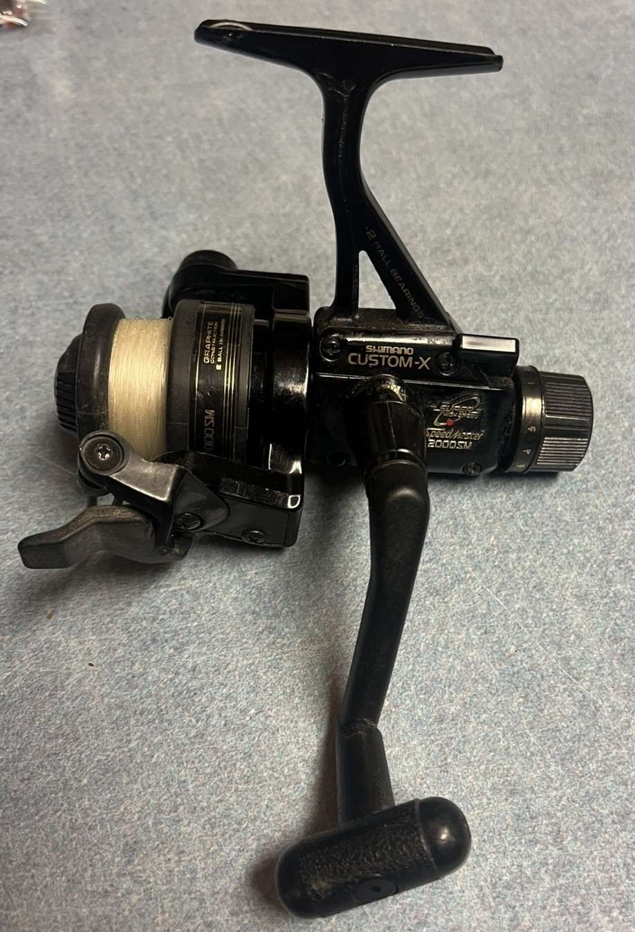 Vintage Shimano Custom X Speedmaster 2000SM Spinning Reel