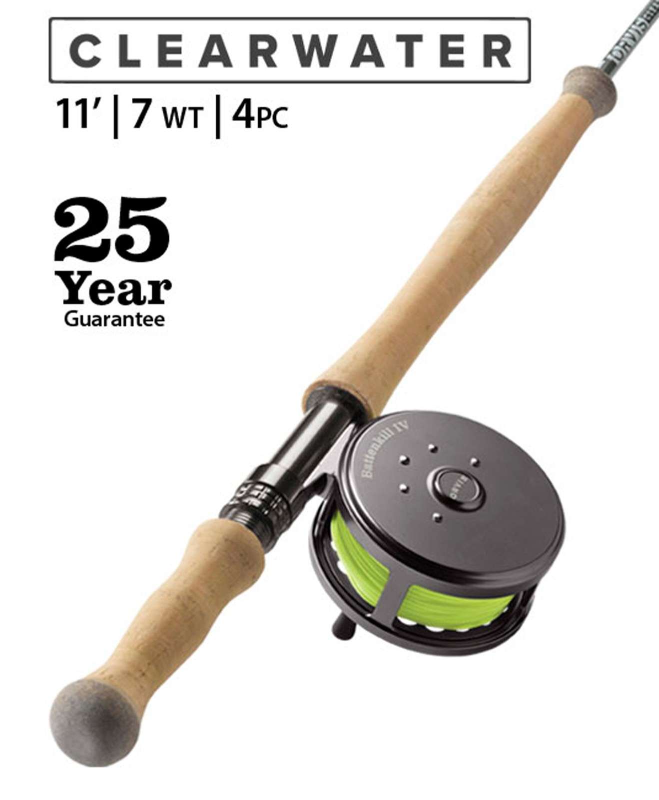 Orvis Clearwater 7wt 11′ Switch | 25 Year Warr. FREE SHIPPING