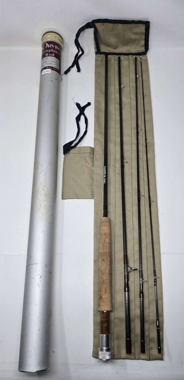 VTG Orvis 9’ (acc 8’10”) Spring Creek Graphite Fly Rod, #5, 3 ⅝ oz (acc 3.1 oz)