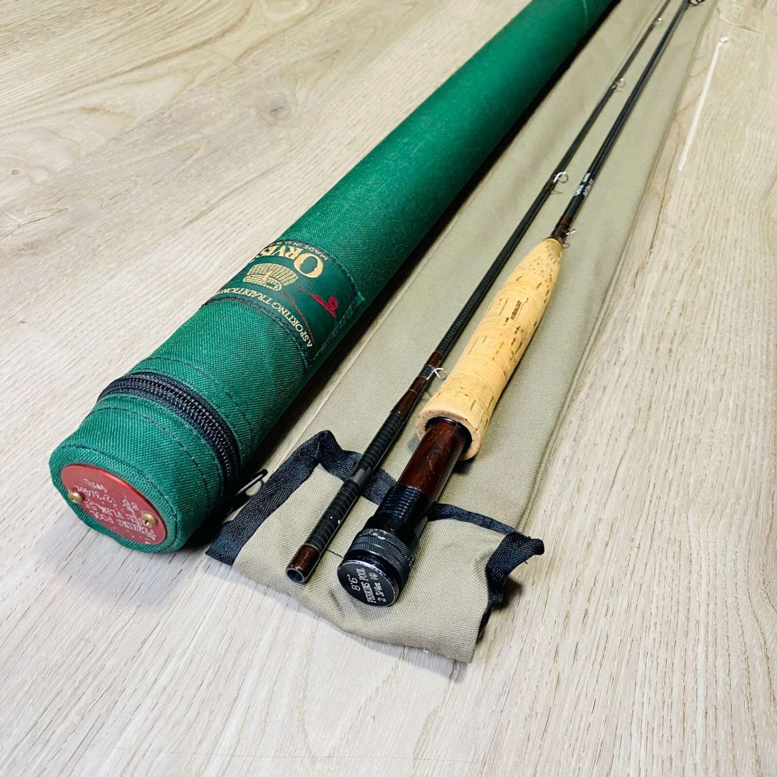 Orvis PERKINS POOL 8’6” 4wt Fly rod w/Tube Case Sock [Excellent]