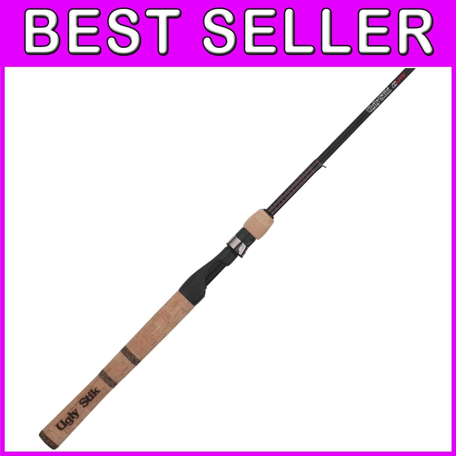 Ugly Stik Elite 7′ Fishing Rod – Stainless Steel Guides