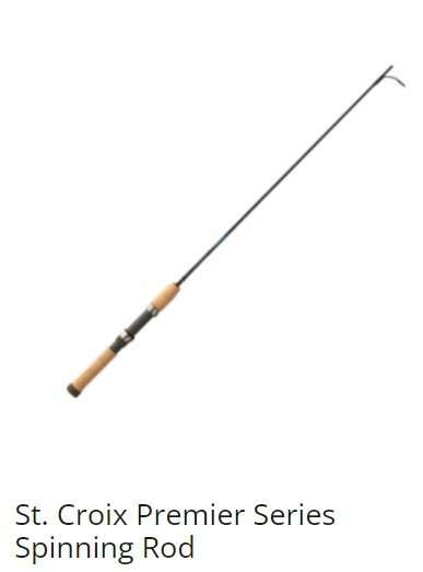 St. Croix Spinning Rod, Medium Lite, 2pc, 7′, model PS70ULF2