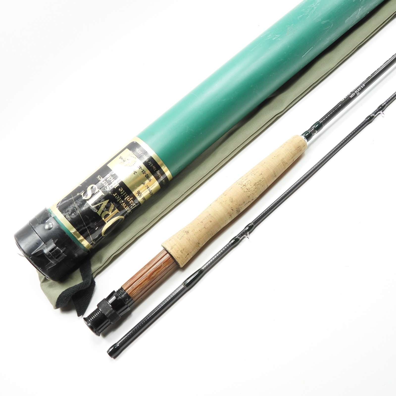 Orvis Clearwater Mid-Flex 906 Fly Fishing Rod. 9’. 6wt. W/ Tube & Sock.