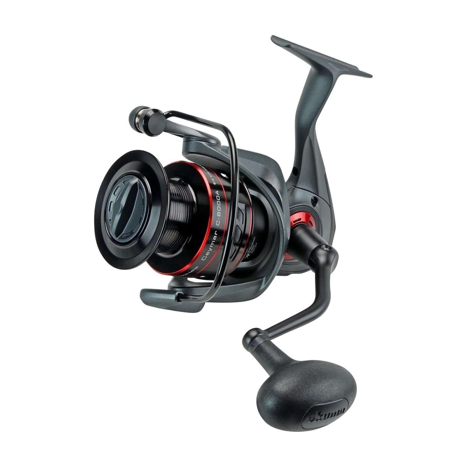 Okuma Ceymar A Series Flite Drive Lightweight 8BB Spinning Reel, C-6000A, Gun