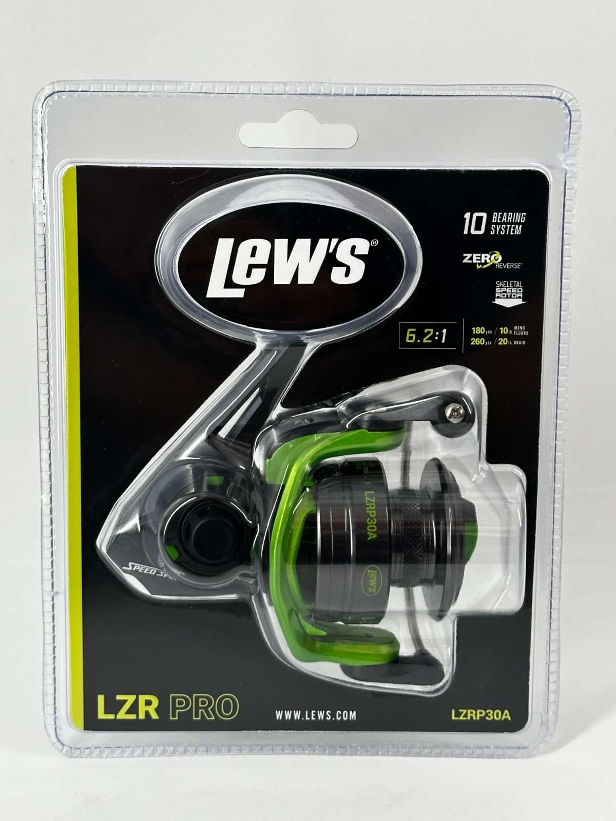 Lew’s LZRP30A LZR Pro Speed Fishing Reel 6.2.1 10 Bearing System