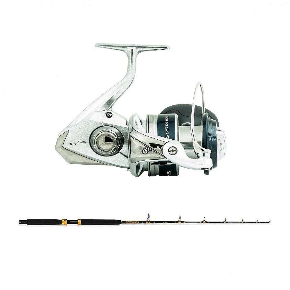 Shimano SARAGOSA SW A 10000PG with STSP 15-50 6’6″ CHAOS Gold Combo