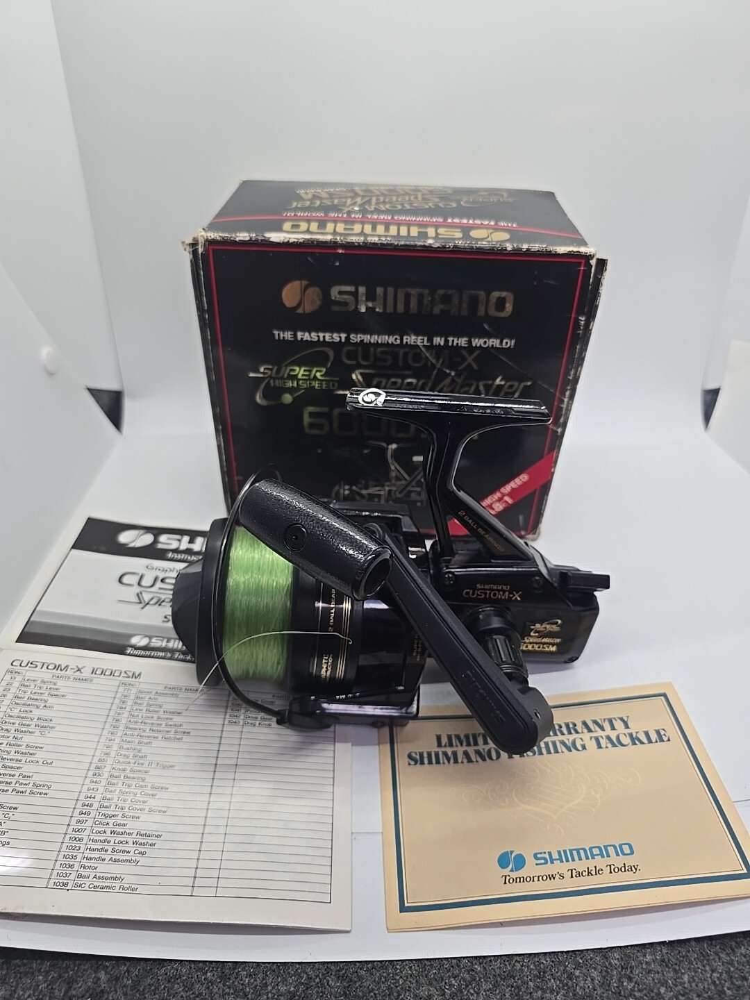 Shimano Custom-x Speedmaster 6000SM Spinning Reel Super High Speed 5.8 To 1