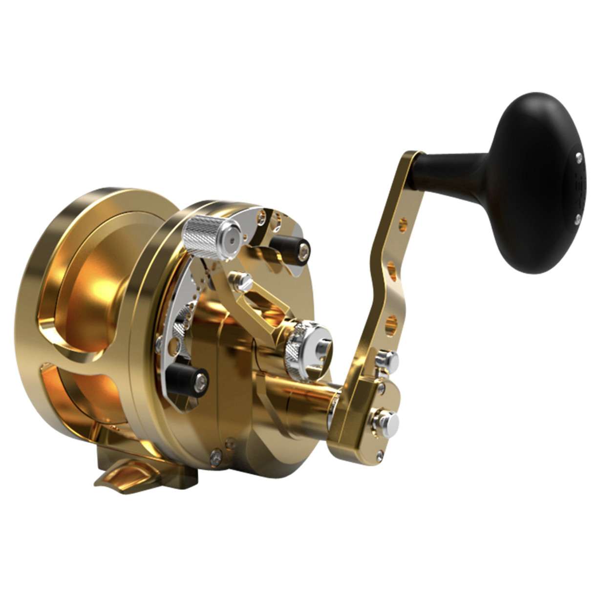 Avet HXJ 5/2 MC Raptor Two-Speed Lever Drag Casting Reel, Gold
