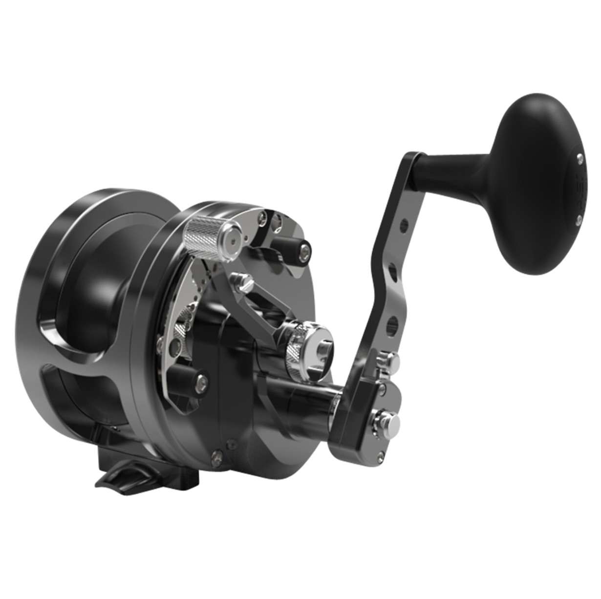 Avet HXJ 5/2 MC Raptor Two-Speed Lever Drag Casting Reel, Gun Metal