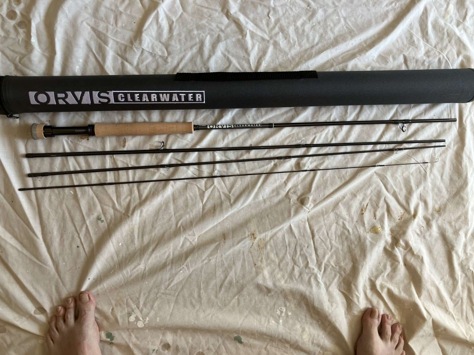 orvis clearwater fly rod 2 wt. 10 ‘ tube