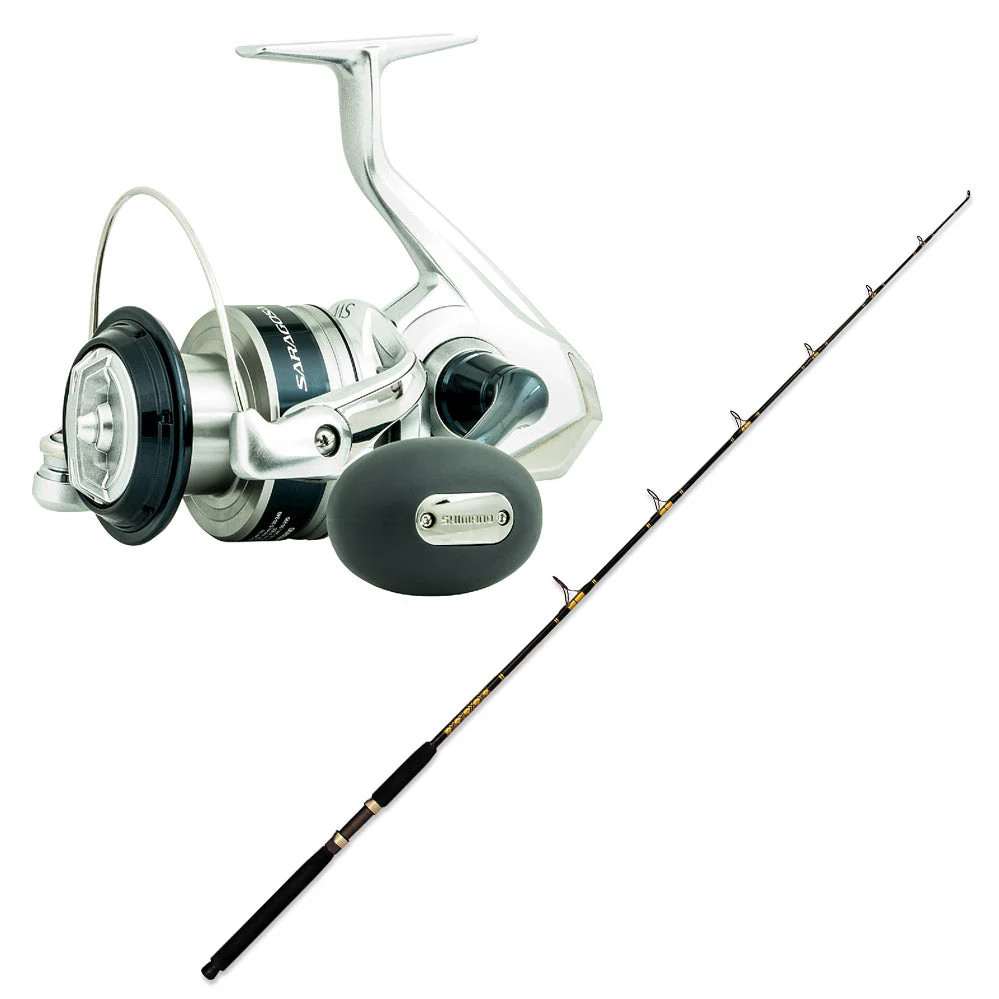 Shimano SARAGOSA SW A 25000 w/ CHAOS SPC 20-40 6FT6IN Composite Spin CG 66 Combo