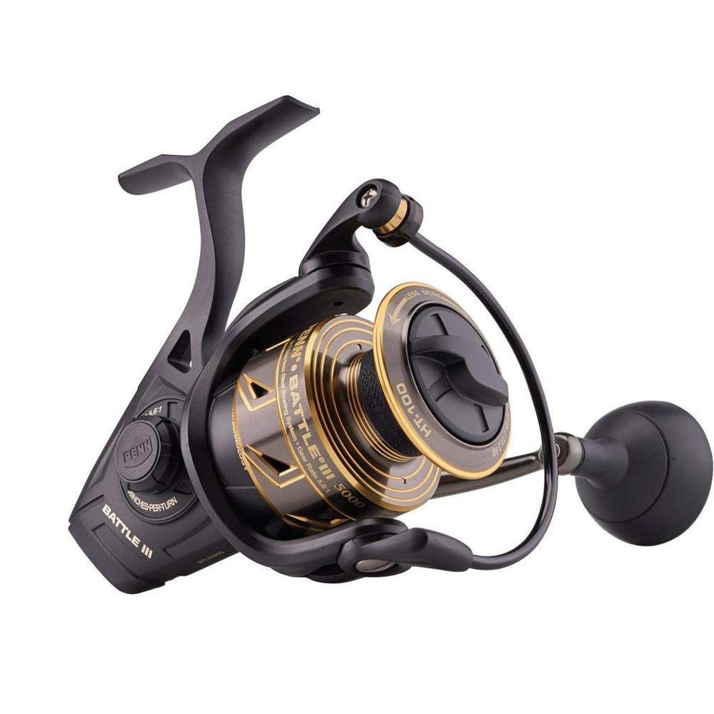 PENN Battle III Inshore Saltwater Spinning Fishing Reel Durable Smooth Perfor…