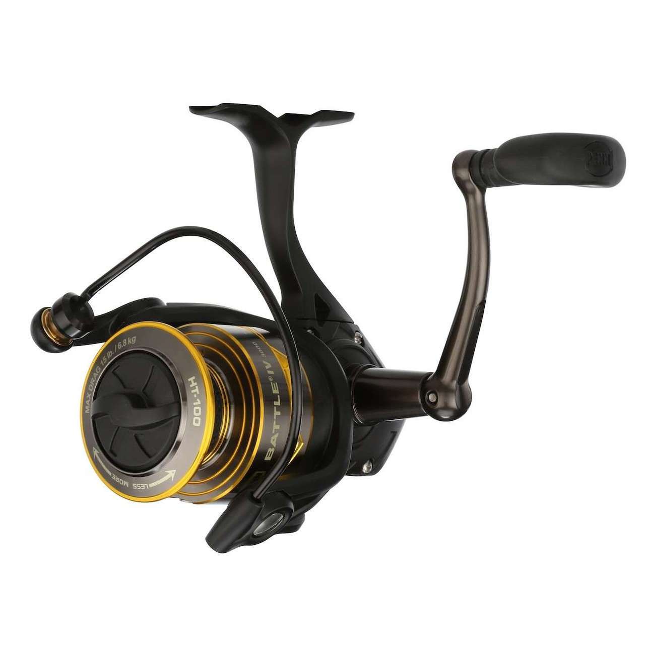 PENN Battle IV 3000 Fishing Spinning Reel BTLIV3000 w/ 6.2:1 Gear Ratio