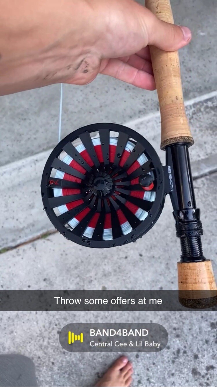 Brand New Redington Behemoth Fly Fishing Rod And Reel Size 7/8 Black Color