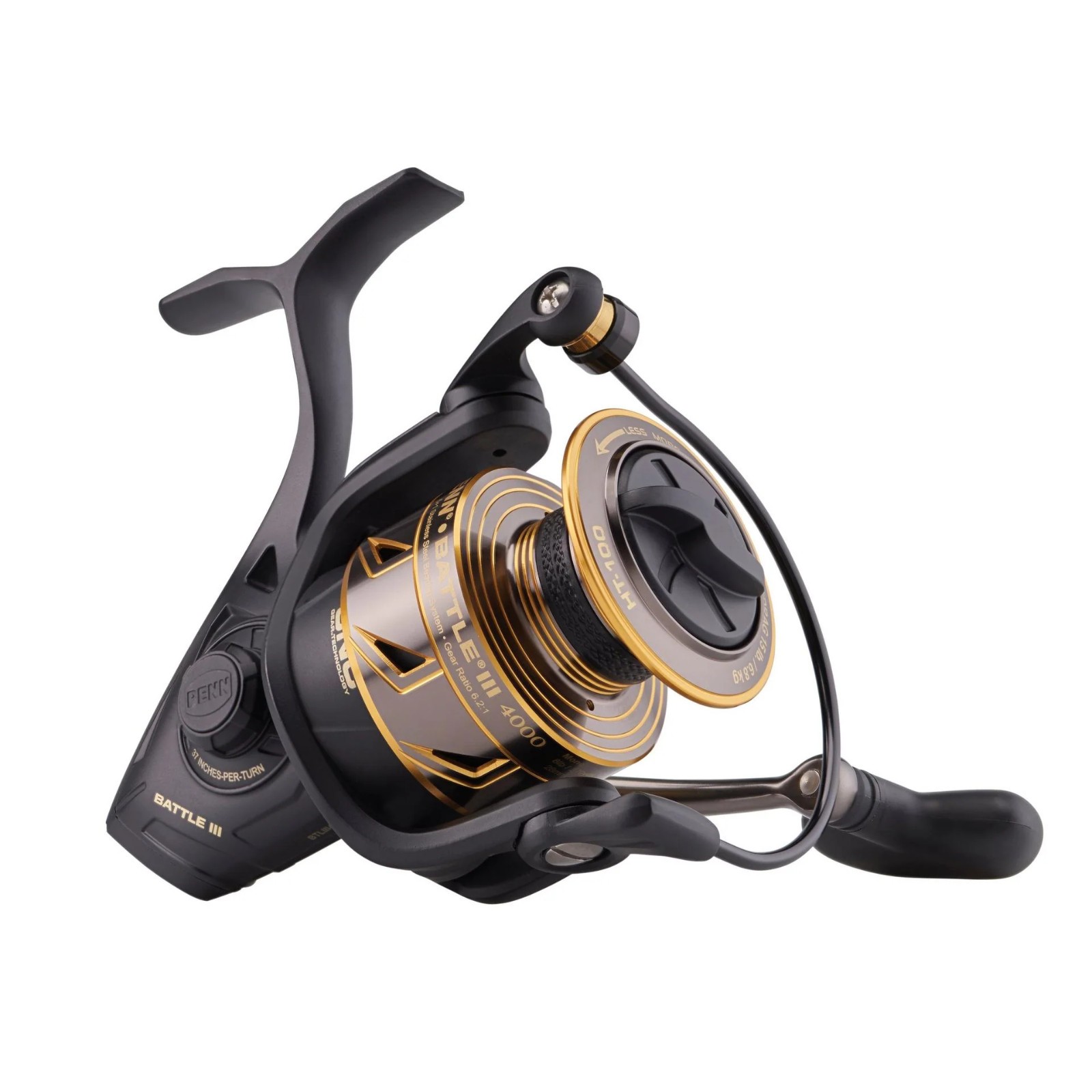 Penn Battle III BTLIII4000 Spinning Fishing Reel + free stickers Free Shipping
