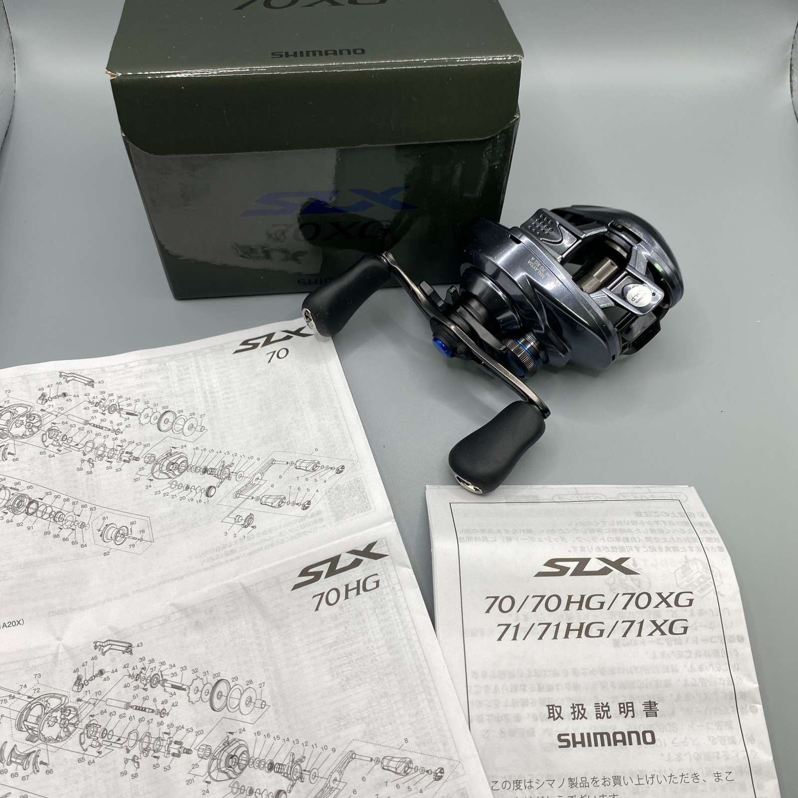 Shimano 24 SLX 70XG Baitcasting Reel Near Mint Condition from Japan
