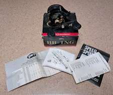 Lews Speed Spool Model BB-1NG Baitcast Reel With Box And Paperwork