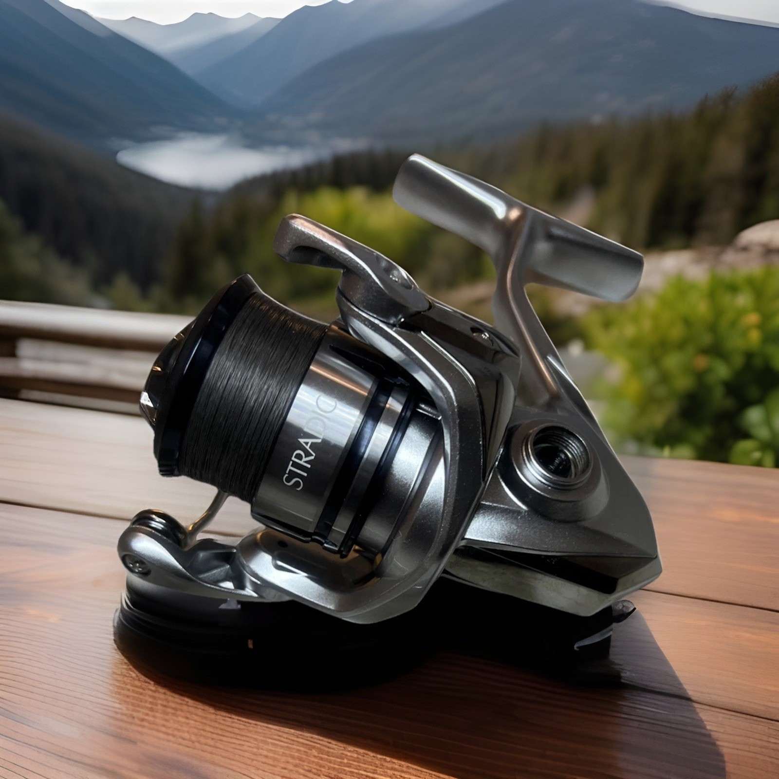 Shimano Stradic fishing reel.