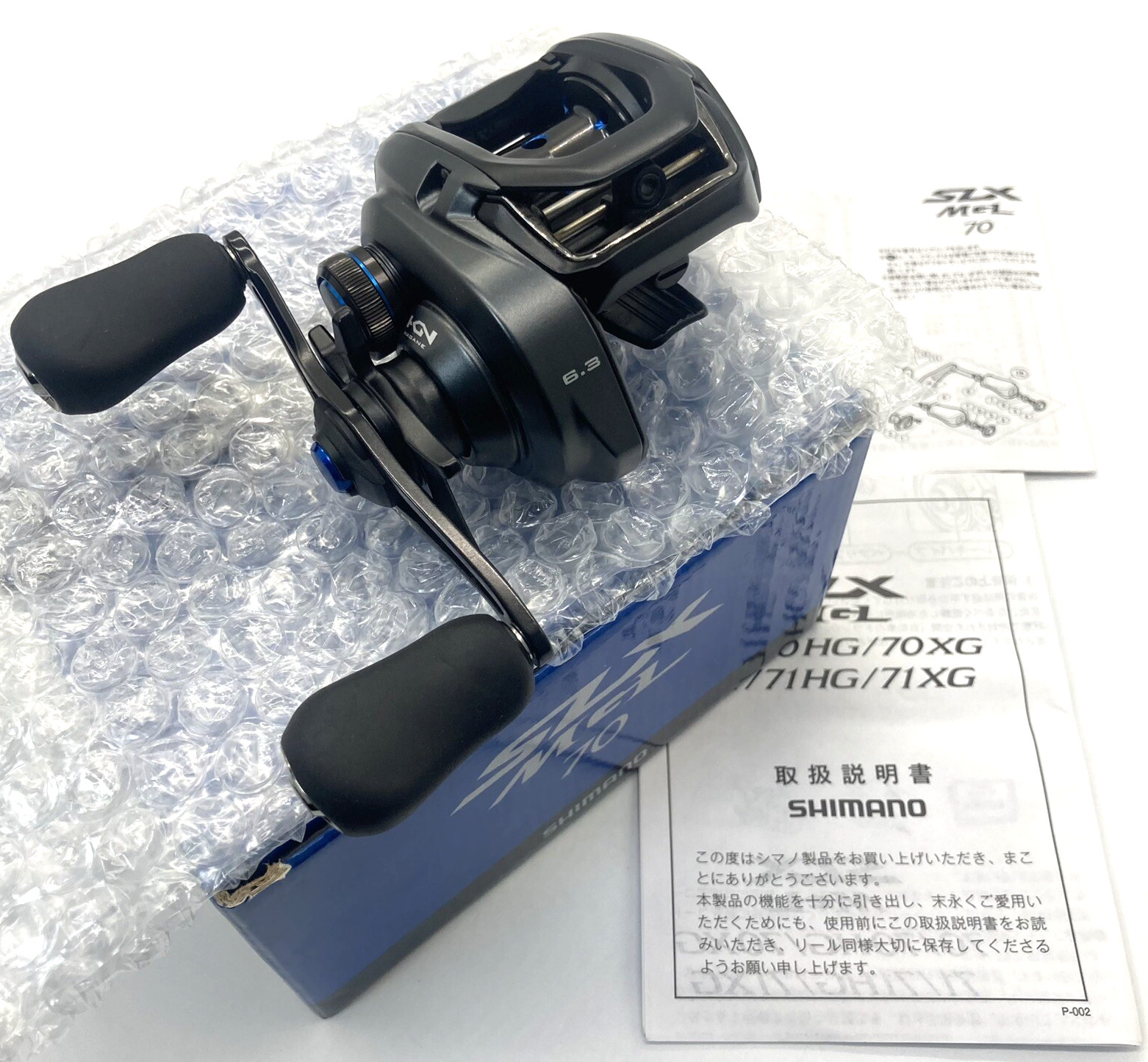 Shimano SLX MGL 70 Right Handed Bait Casting Reel w/Box Ship From JPN “Top Mint”