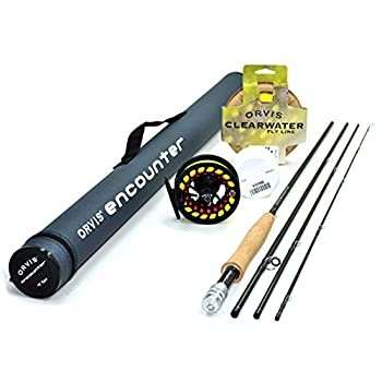 Orvis Encounter 5WT 8’6″ Fly Rod Outfit Used, 4-Piece