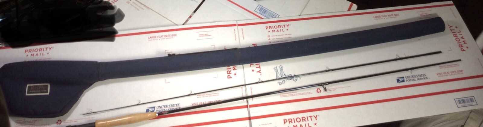 Redington Red Fly Fishing ROD (broken tip) and Case Made in England