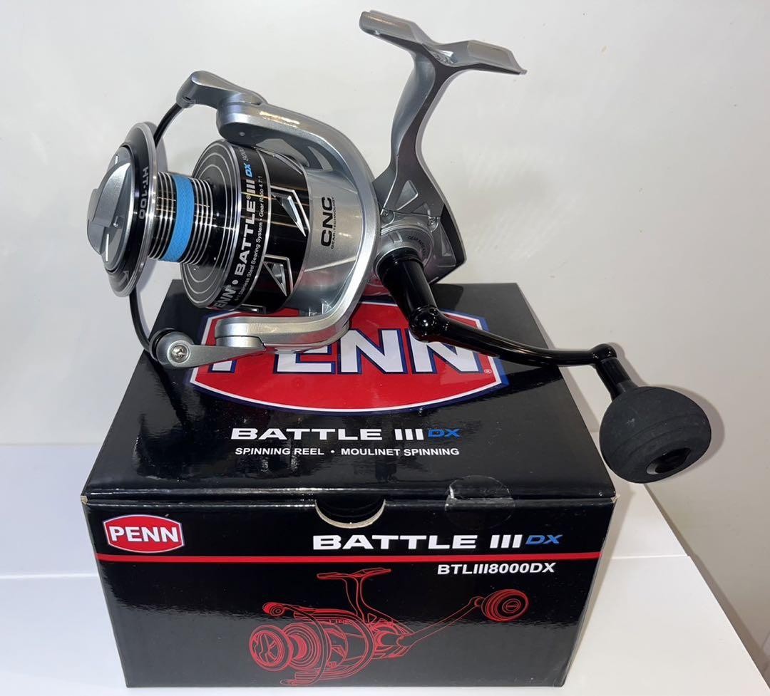 PENN REELS BATTLE III 8000DX unused Spinning Reel Fishing Reels From Japan