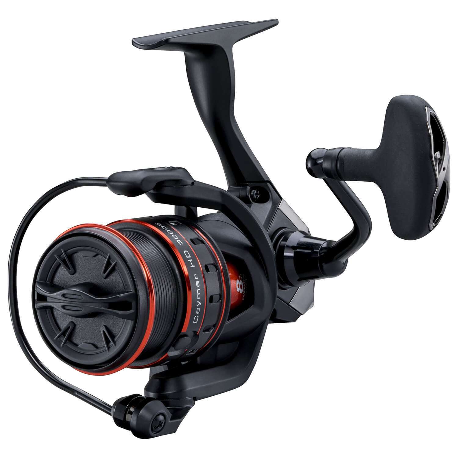 Okuma Ceymar HD Reel Aluminiumrolle Saltwater Reel Fishing Reel Black Red