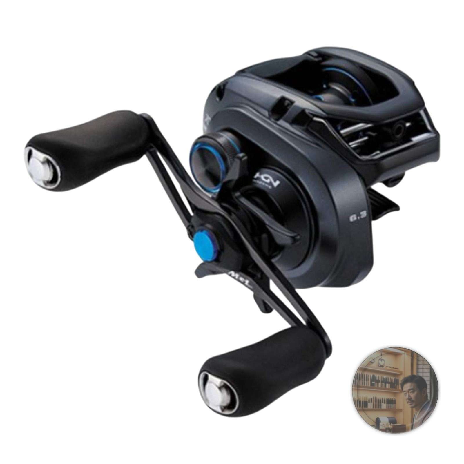 Shimano 19 SLX MGL 70HG Baitcasting Reel Right-Hand 7.2 Gear Ratio Black