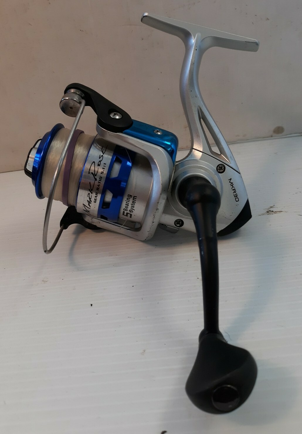 Lews Speed Spin 30 Mark Rose MKR30 Gear Ratio 5:1:1 Very Good Condition