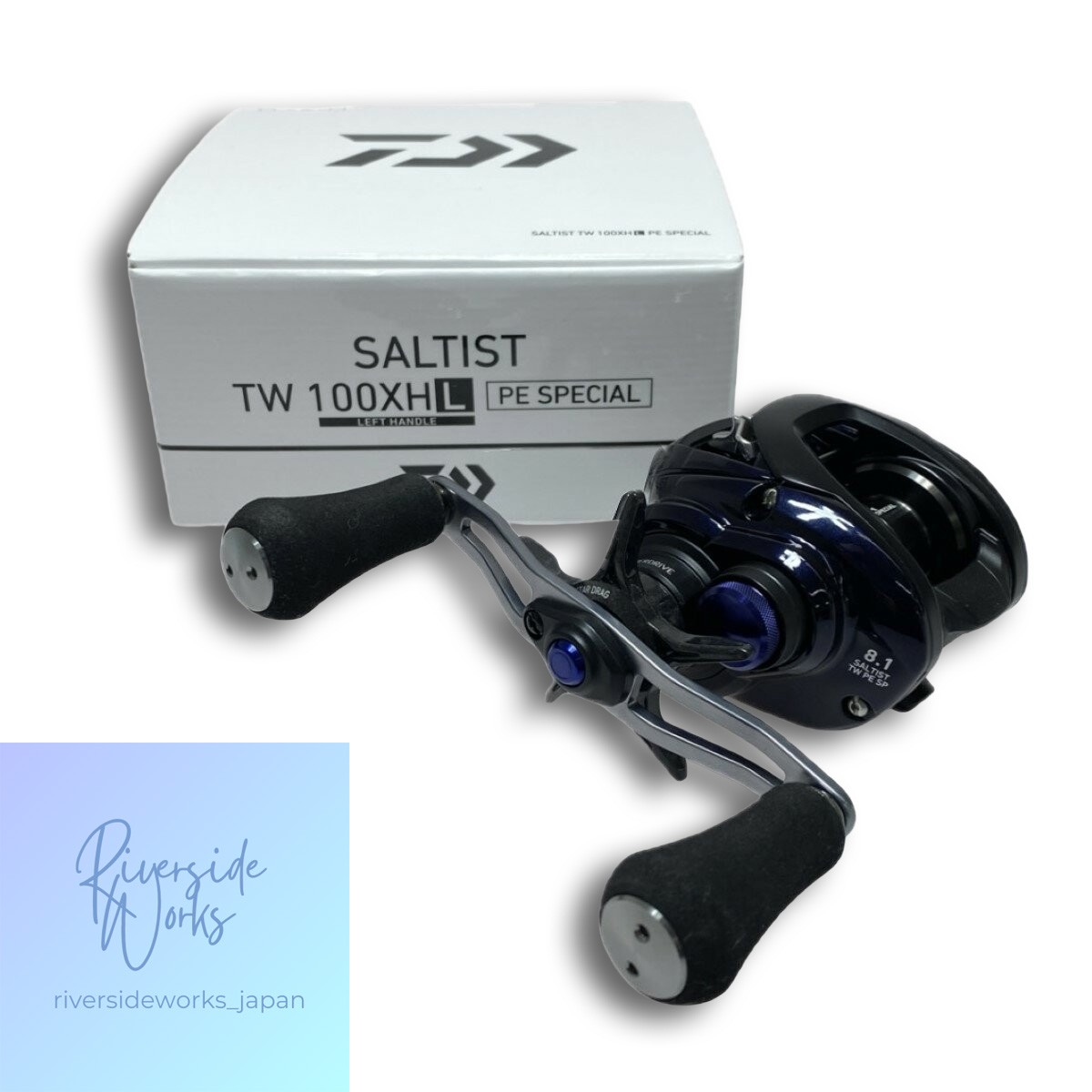 DAIWA 23 Saltist TW 100XHL PE Special Bait Reel A Rank Excellent Condition JP