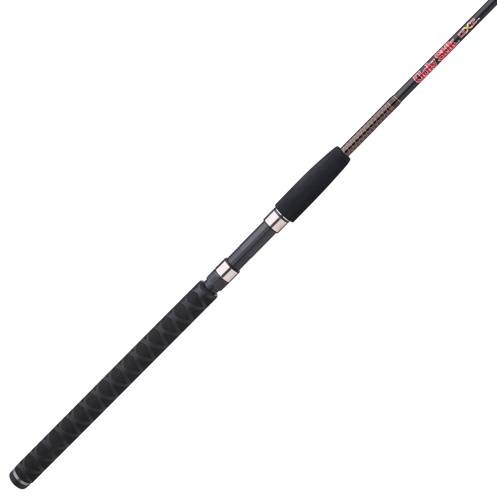 Ugly Stik GX2 Fishing Rod 9 Medium 2pc Black Red Durable Graphite Fiberglass