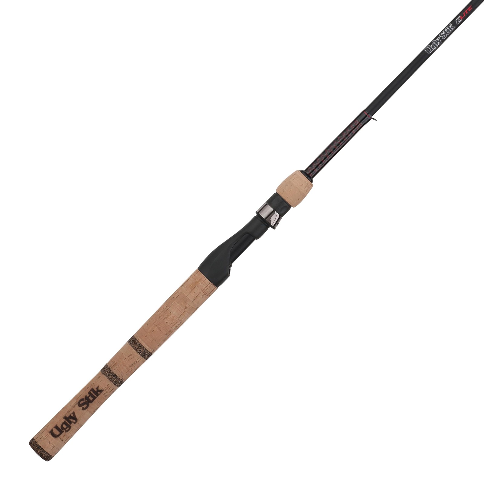 Shakespeare Ugly Stik 7′ Elite Spinning Rod, Two Piece Spinning Rod, 4-10lb Line