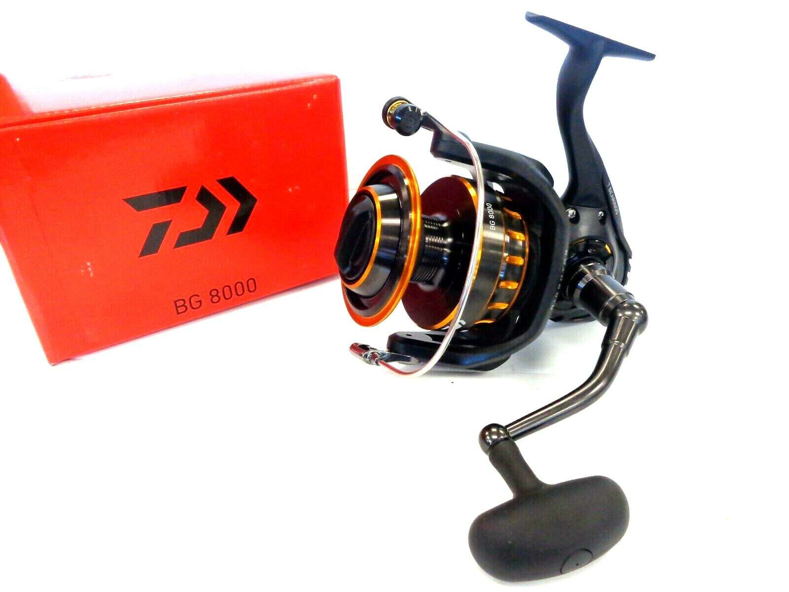 Daiwa BG 8000 Black and Gold Saltwater Spinning Reel BG8000 – NEW