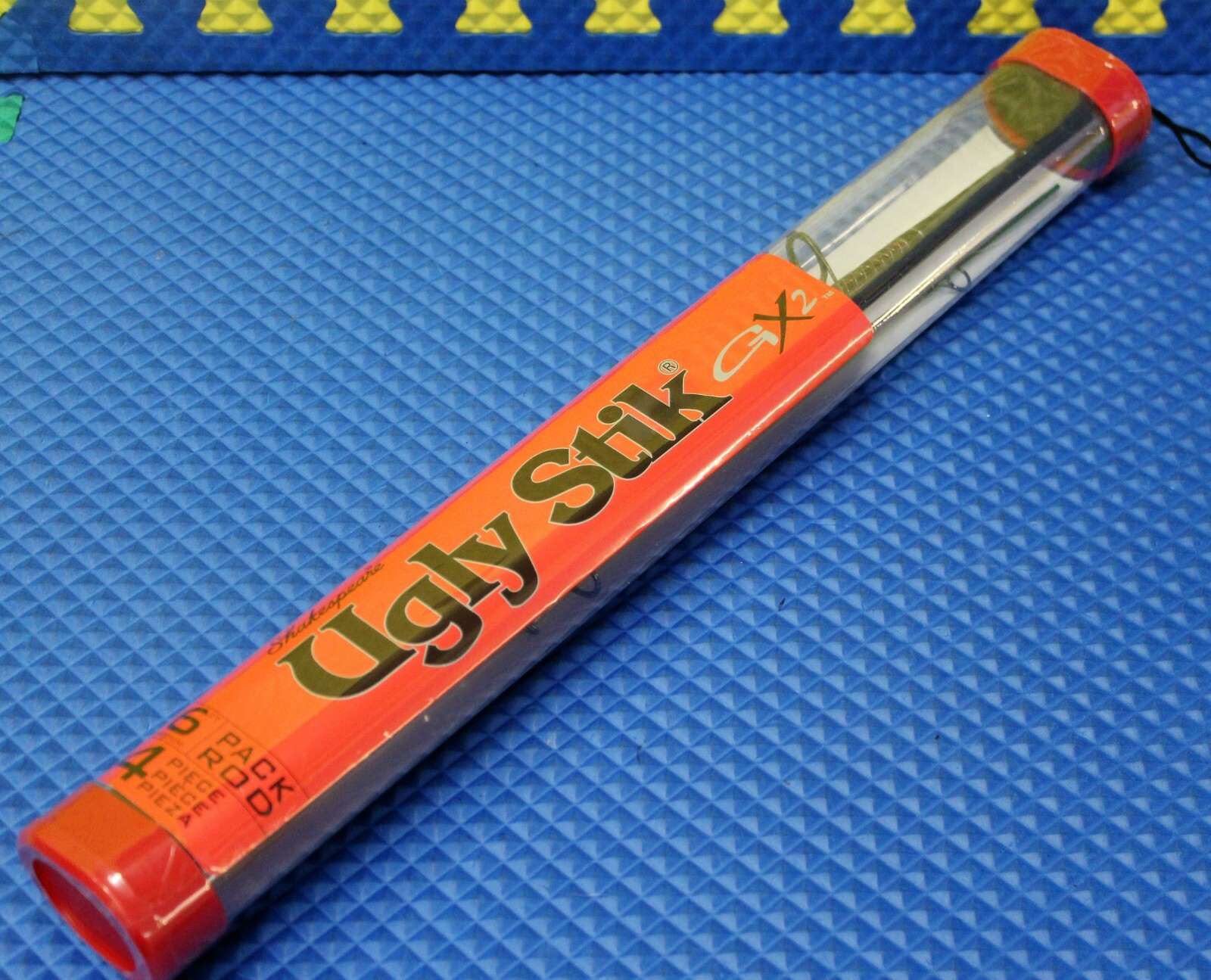 Shakespeare Ugly Stik Pack Rod GX2 6′ 0″ Medium 4-Pc Spinning USSP604M 1286735