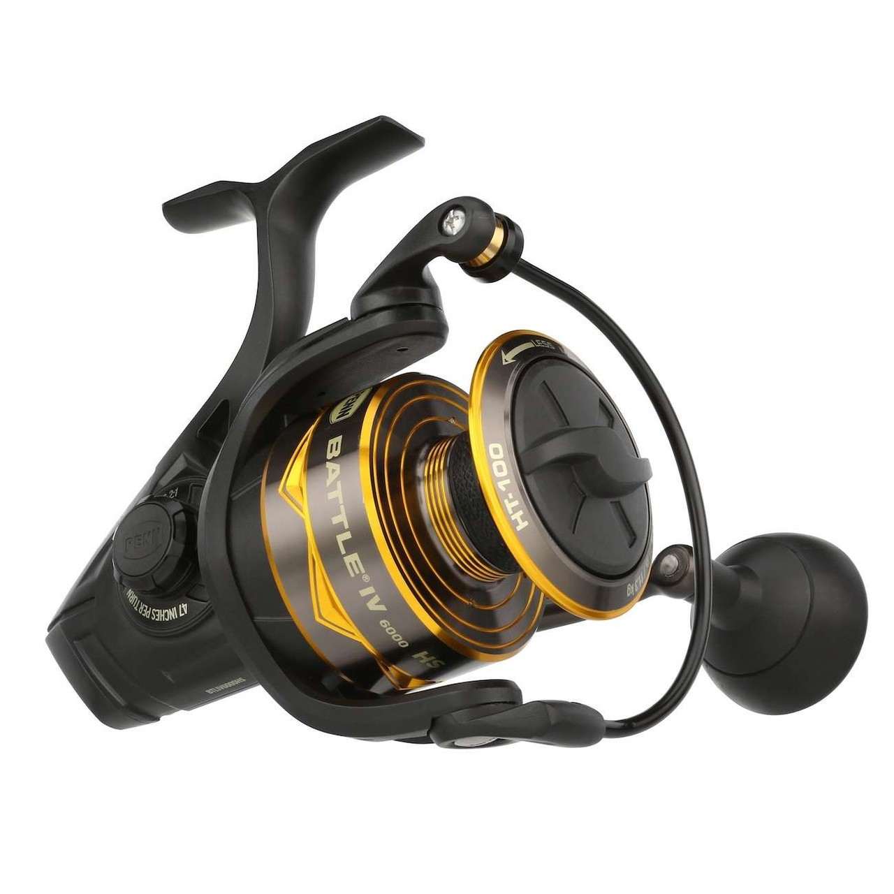 PENN Battle IV 6000HS Fishing Spinning Reel BTLIV6000HS 6.2:1 Gear Ratio