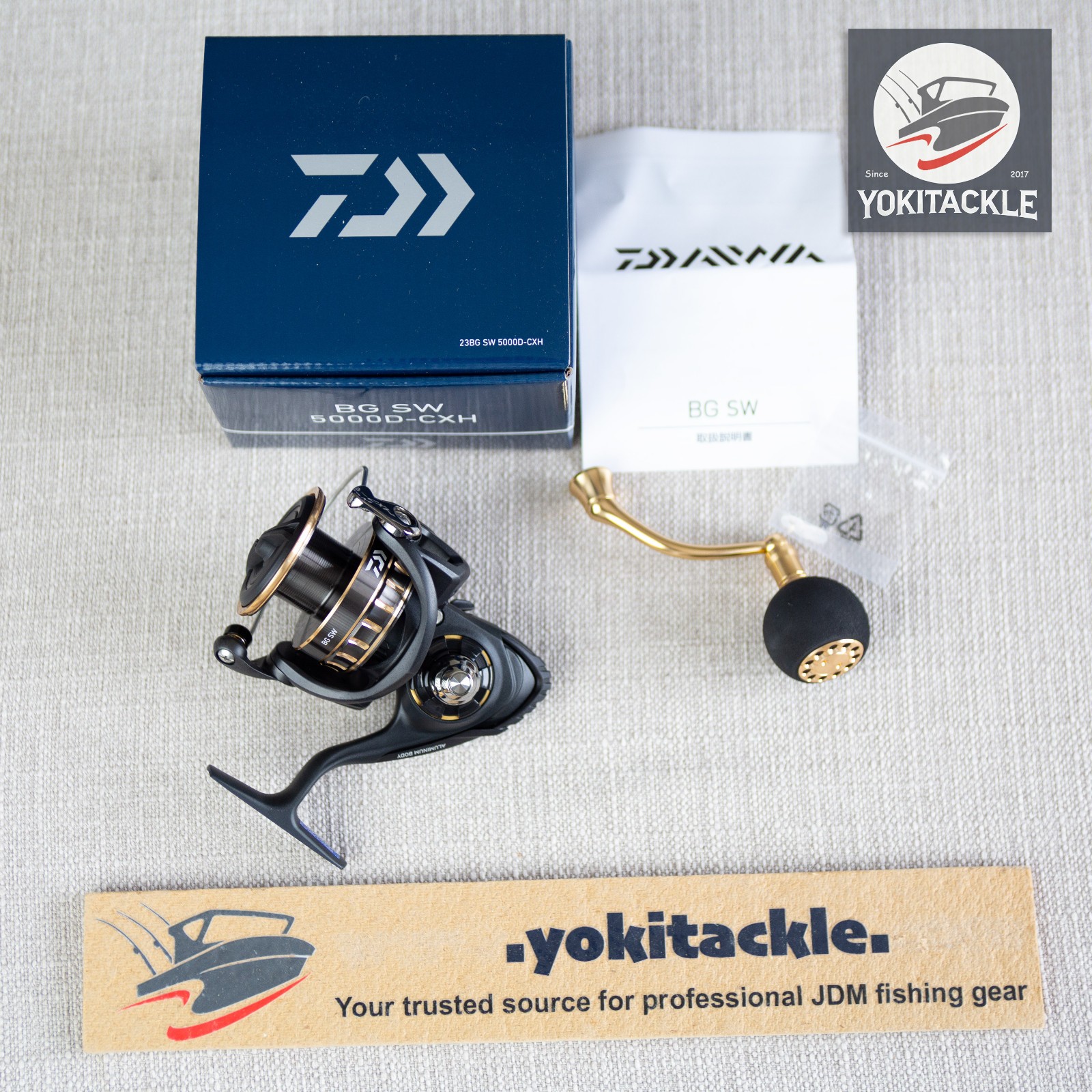 Daiwa 23 BG SW 5000D-CXH Spinning Reel -Watch Our ProductVideo