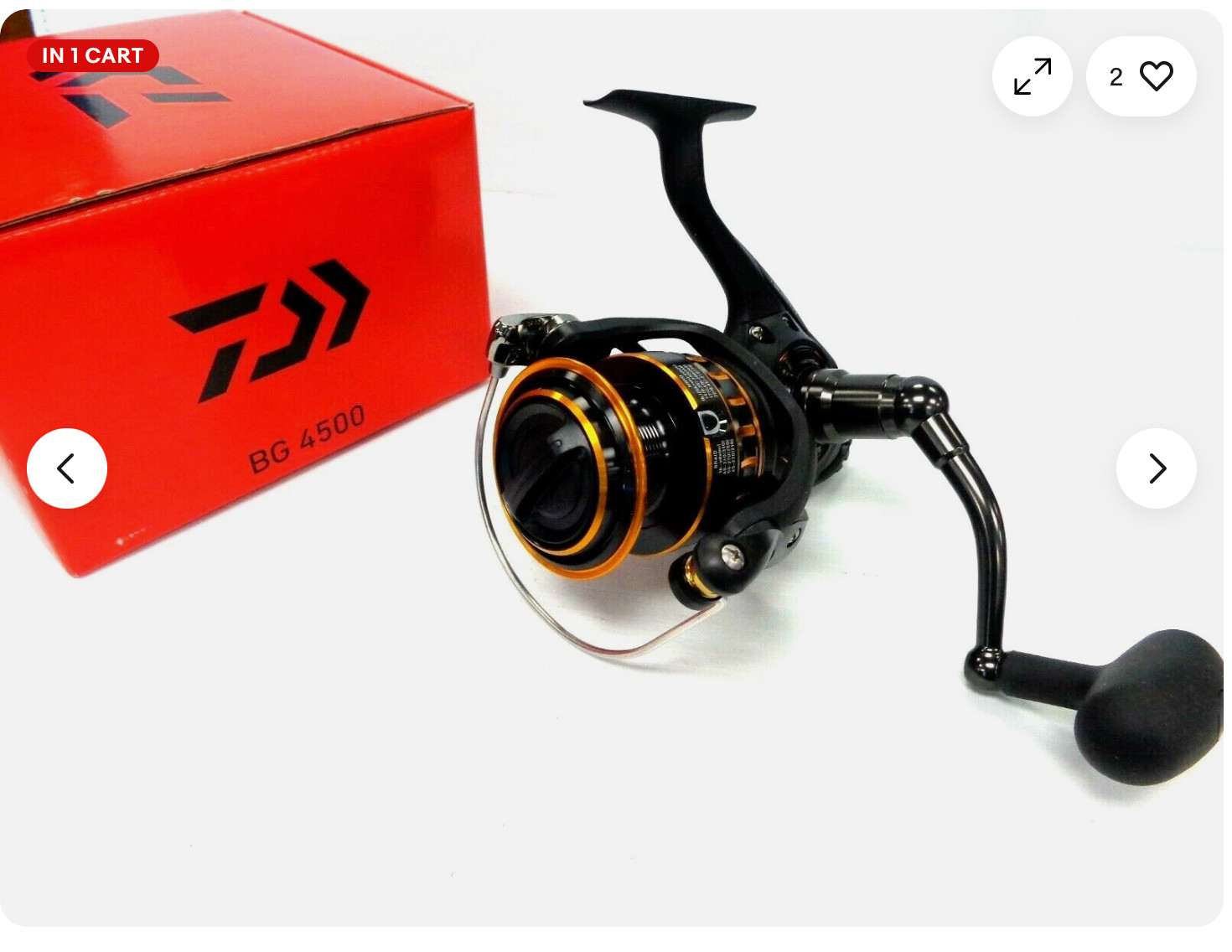 Daiwa BG 4500 Black and Gold Saltwater Spinning Reel BG4500 – NEW