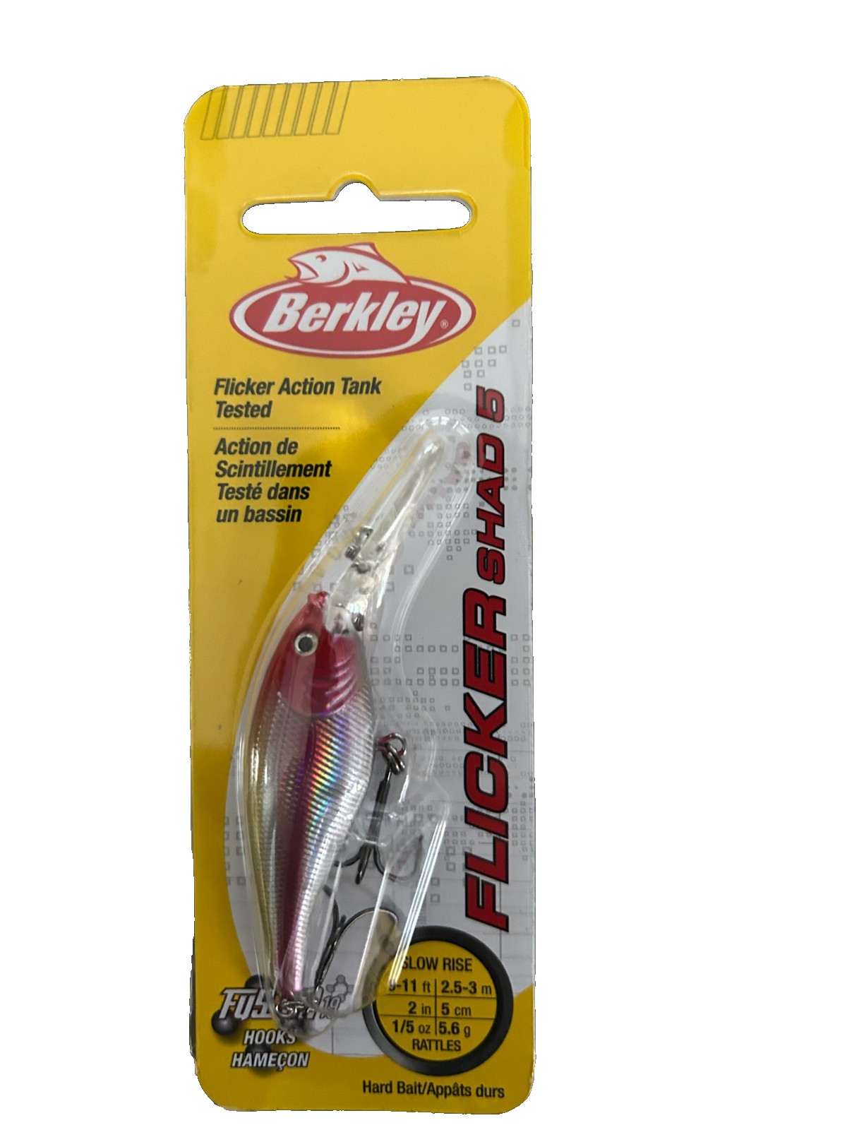 Berkley Flicker Shad 5 Chrome Clown 1/5oz