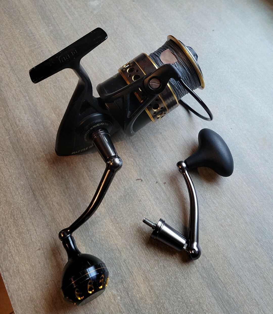 Penn reel Battle II battle spinning reel BTLII8000 8000 Fishing Goods