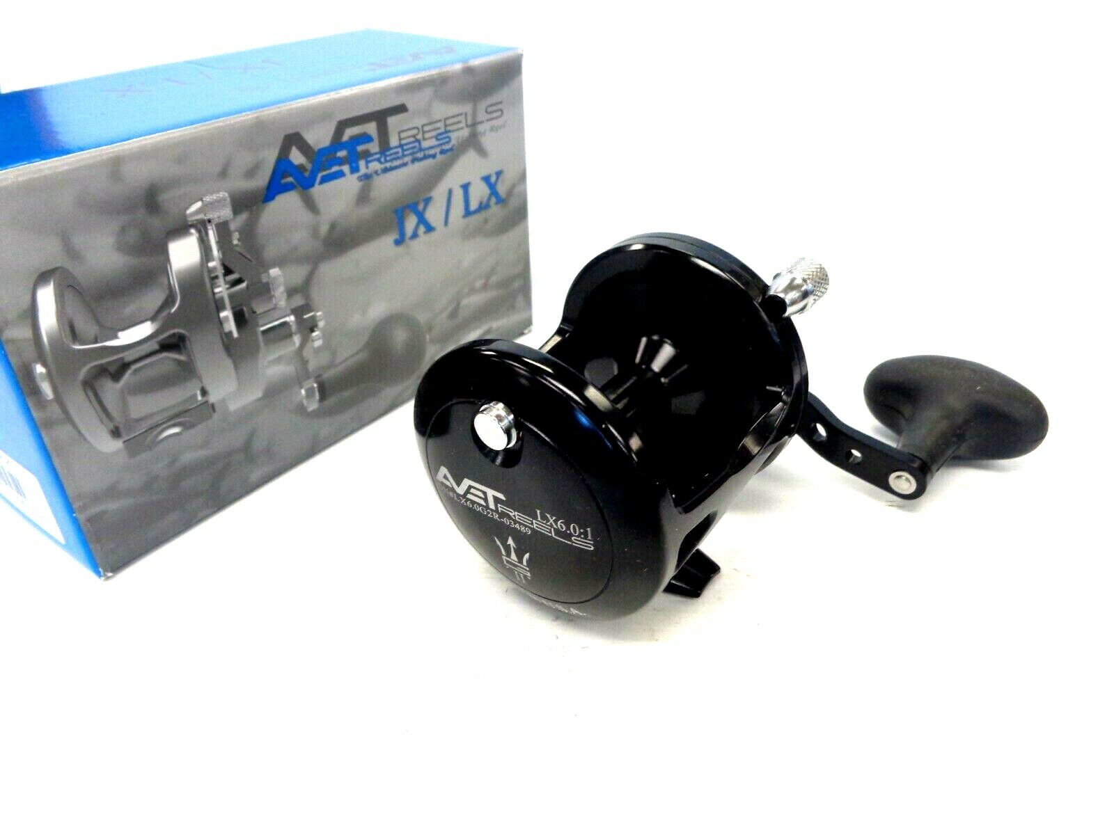 Avet LX6.0 G2 NGP Single Speed Lever Drag Reel Right Handed – BLACK