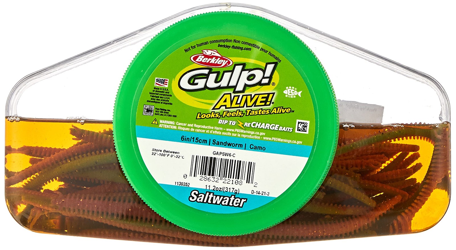 Berkley Berkley Gulp! Alive! Sandworm Saltwater Fishing Soft Bait
