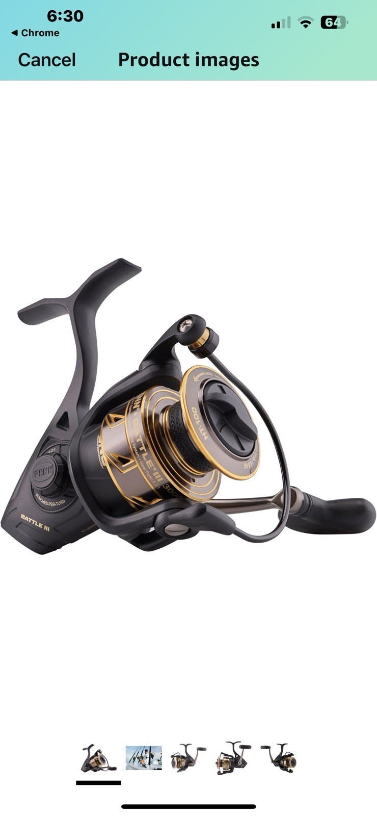 Penn BATTLE II 3000 Spin Fishing Spin Reel + Free Shipping