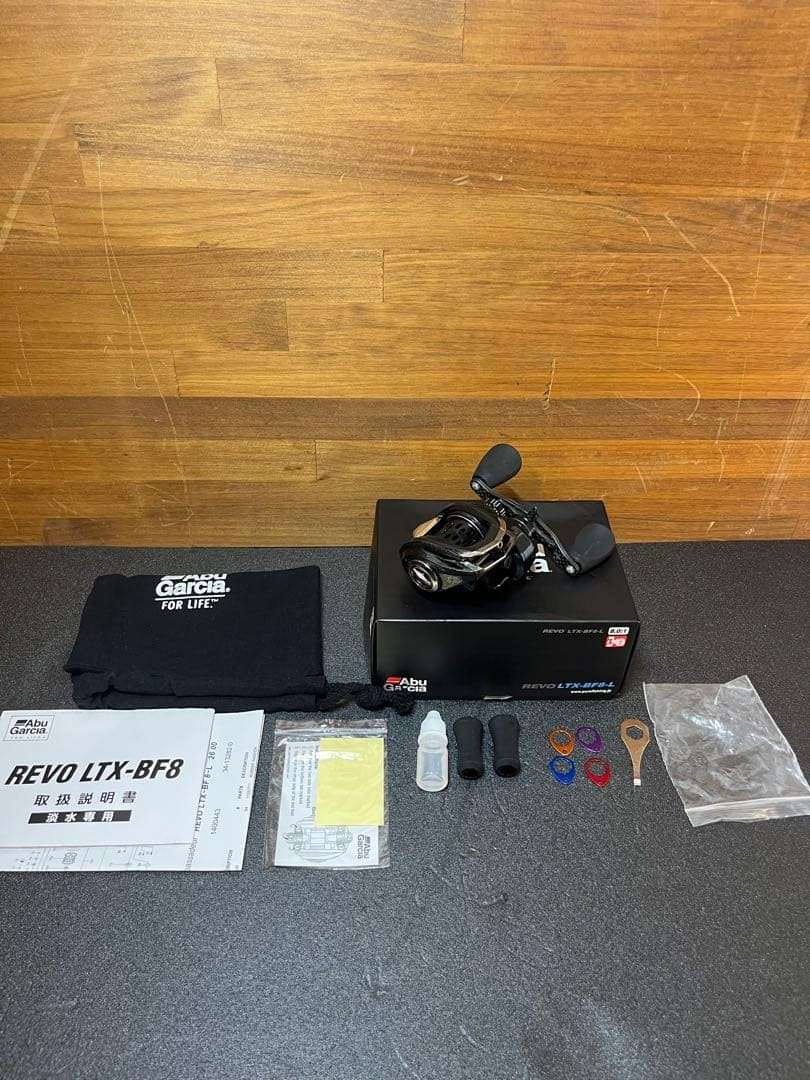 Abu Garcia REVO LTX-BF8 Baitcasting Reel Black Light Use, Smooth, Used